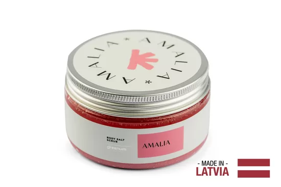 GREENUM Солевой скраб для тела AMALIA, 320 г